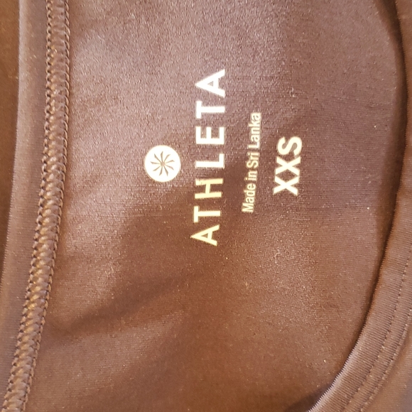 ATHLETA Black Stealth Sculptek Compression Tank Top sz XXS Women's Athletic Yoga - Picture 8 of 12